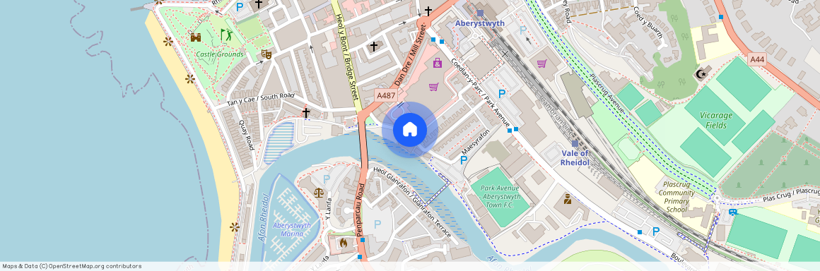 Riverside Terrace, Aberystwyth, Ceredigion