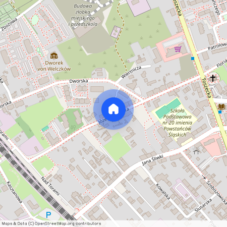 Józefa Uszczyka, Szobiszowice, Gliwice, śląskie