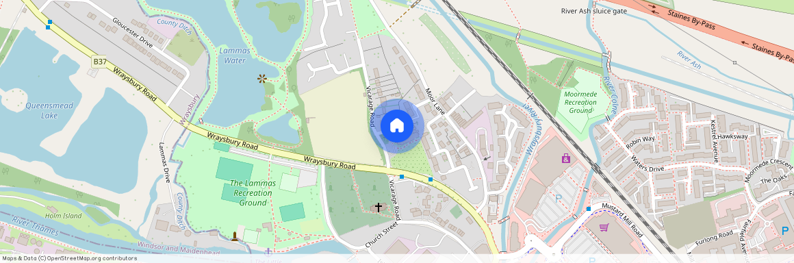 Vicarage Road, Staines, TW18 4XX, Surrey