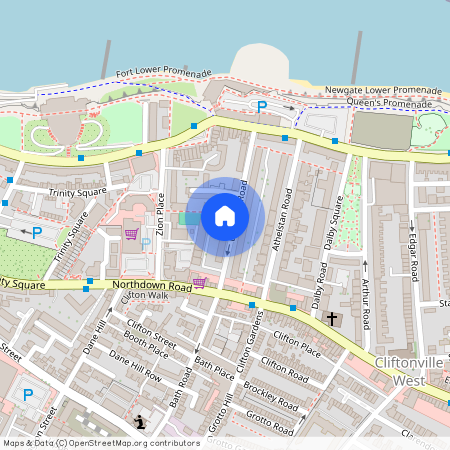 Flat 3, 52 Ethelbert Road, CT9 1SB