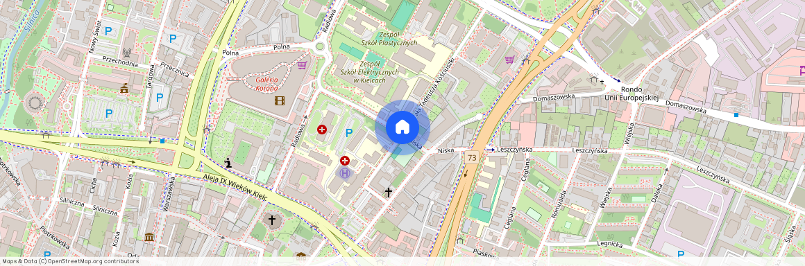 ul. Niska, Śródmieście, Kielce, świętokrzyskie