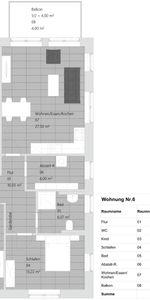 Neubau: 3-Zimmer-Wohnung mit Balkon - Foto 4