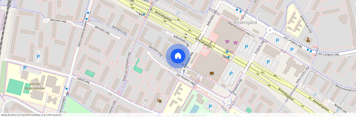 Von Rosens väg 38, Örtagården