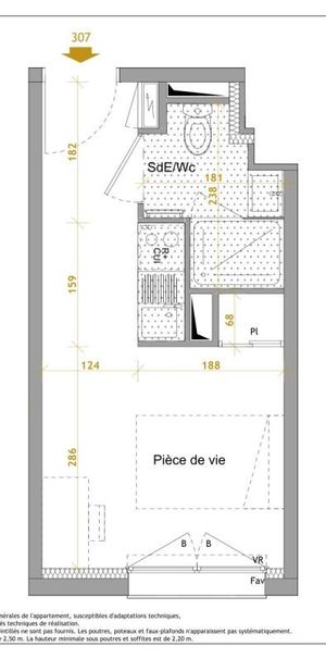 Location Appartement 1 pièce Meublé 17m² NANTES 44300 - Photo 1
