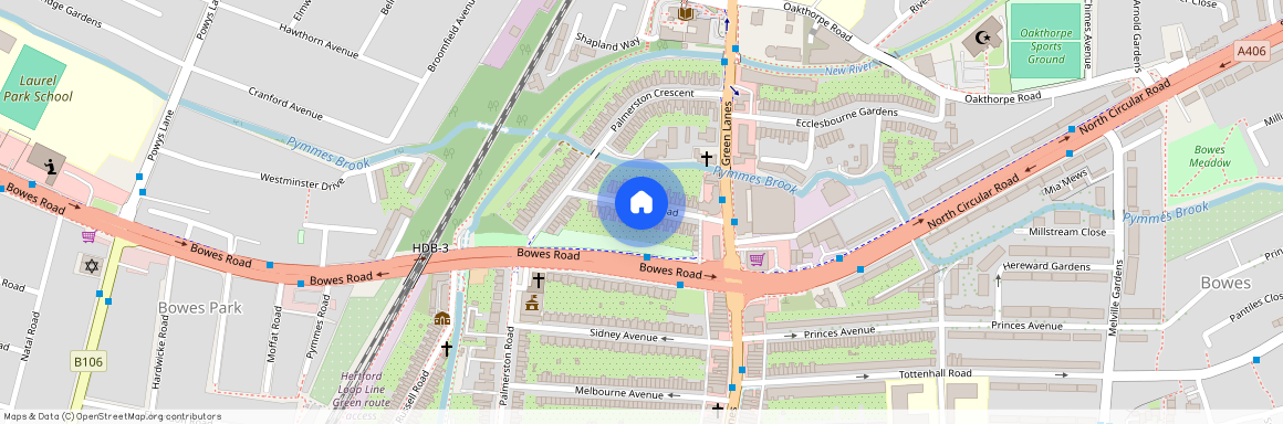 Elmdale Road, Arnos Grove, Finchley, Trent Park, Palmers Green, London, N13 4UN