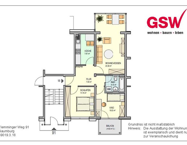 Charmante 2-Zimmerwohnung mit Terrasse - Photo 1