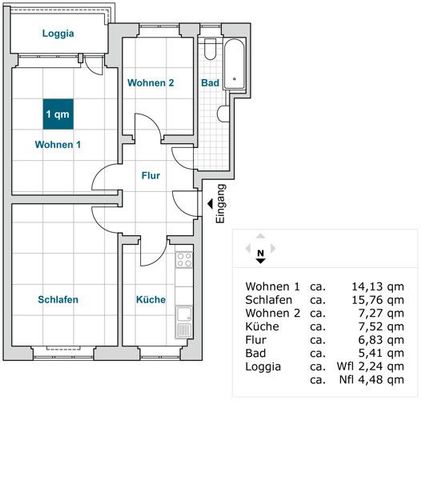 In dieser 3 Raumwohnung wohnt das Glück - Photo 3