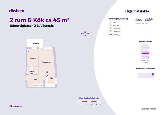Odensviplatsen 2 B, Västerås - Foto 1