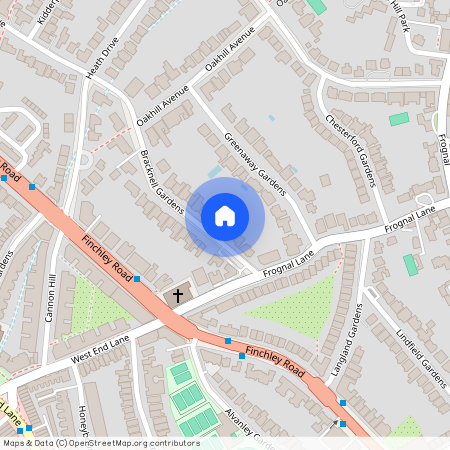 Bracknell Gardens, Hampstead, London