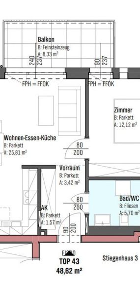 2 ZIMMERWOHNUNG MIT BALKON IN WELS - TOP 43 - Photo 1