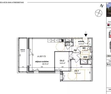 location Appartement T3 DE 66.14m² À ANGERS - Photo 1