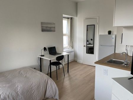 Superbe studio, rénové, meublé WIFI, salle de bain commune - Photo 2