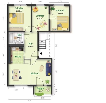 Familienfreundliche 4-Zimmerwohnung in Halle-Neustadt - Foto 5