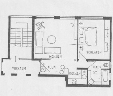 2,5-Zimmer-Wohnung in zentraler aber ruhiger Lage von Stuttgart - Photo 1