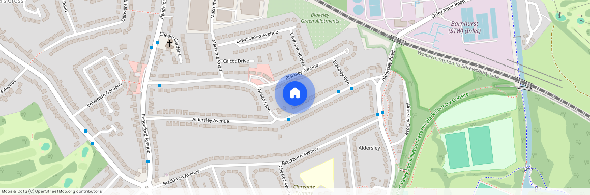 Blakeley Avenue, claregate