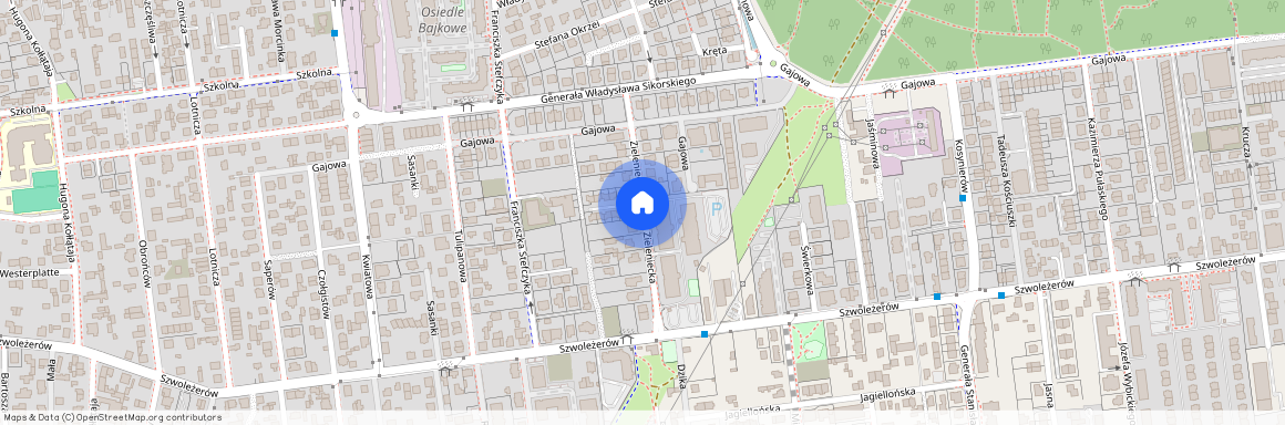 ul. Zieleniecka, Ząbki, wołomiński, mazowieckie