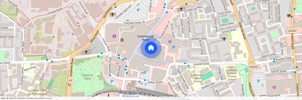 Commercial Road, Portsmouth, Hampshire, PO1