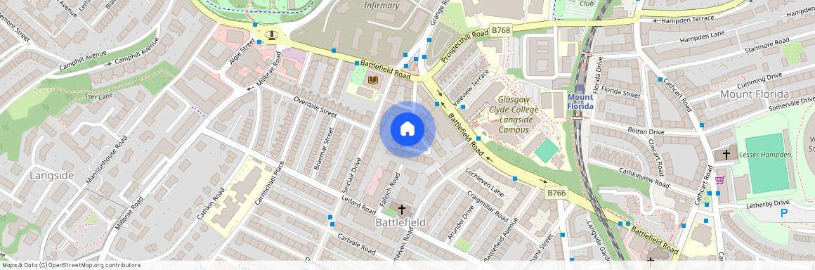 Battlefield Crescent, Flat 2-1, Mount Florida, G42 9JS