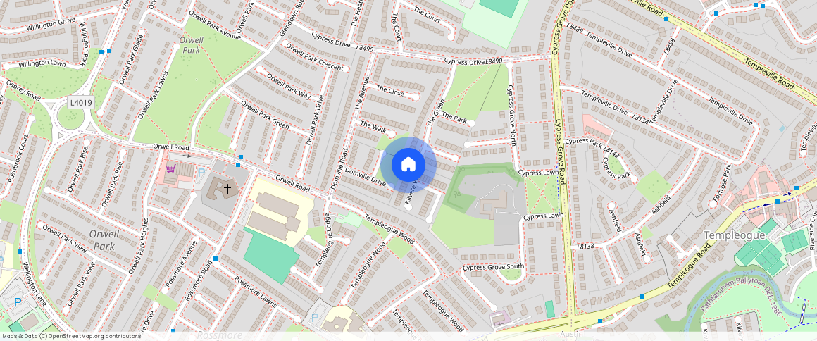 ** Kilvere Park, Cypress Downs, 6w, Templeogue, 6w, Dublin