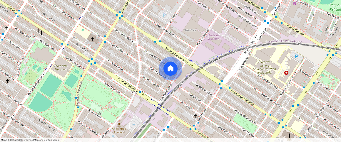 ** Rue de Bordeaux, Rosemont-La Petite-Patrie, Rosemont-La Petite-Patrie, Ile de Montréal, H2G 1S9