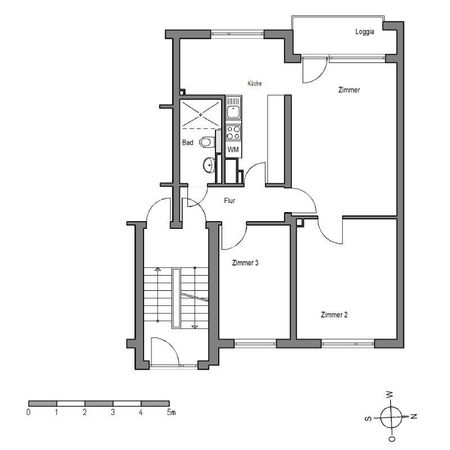 Drei-Zimmer-Wohnung mit Essplatz und neuem Duschbad - "Freie Scholle eG" - Photo 4