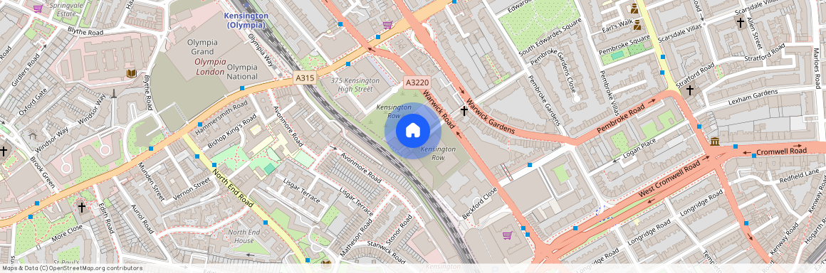 Warwick Lane, Kensington High Street, London W14