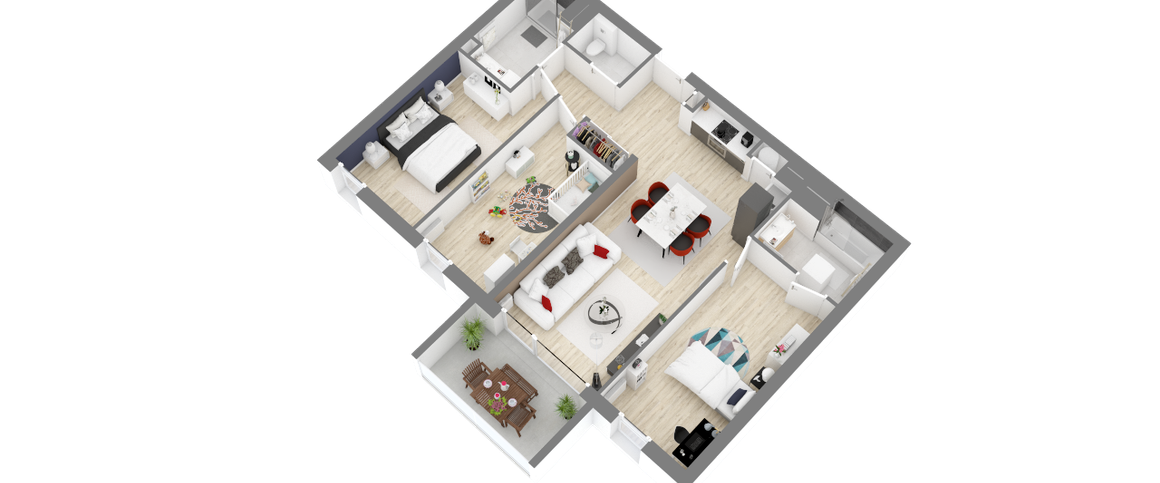 APPARTEMENT 4 PIECES AVEC BALCON - EN BORD DE LOIRE - Photo 1