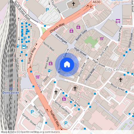 Flat 6, Burton Apartments, 21a St. Sepulchre Gate, Doncaster, DN1 1TD