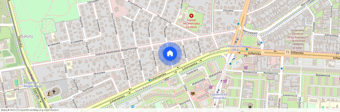 ul. Malwowa, Julianów, Bałuty, Łódź, łódzkie