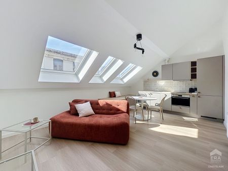 Appartement met 1 slaapkamer en terras te huur in Brussel - Photo 2