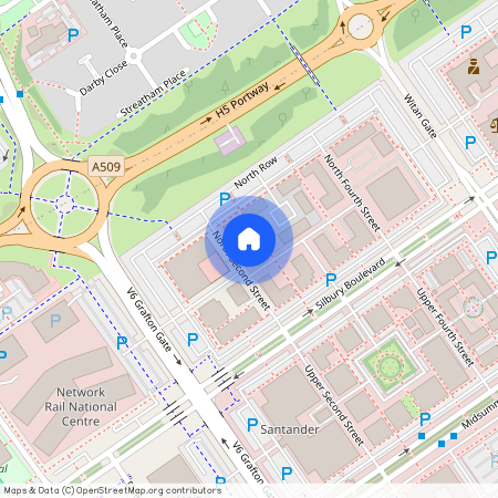 Open Plan with Balcony at Nationwide, Platinum House, 1, North Second Street MK9