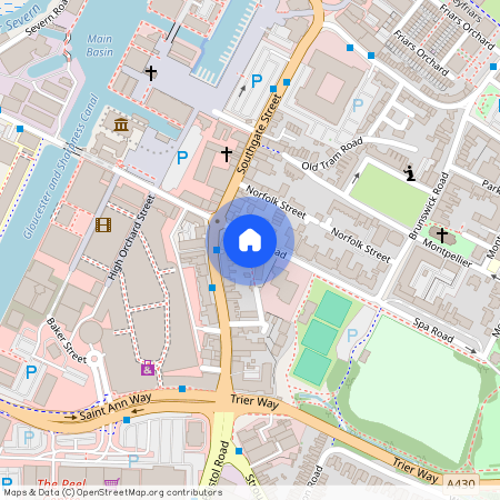 Spa Court, Spa Road. GL1