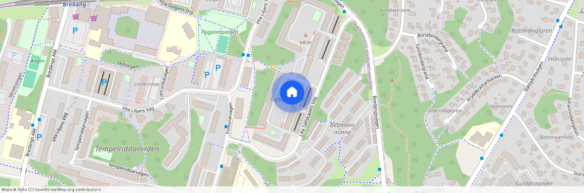 Lilla Sällskapets väg, Skärholmen