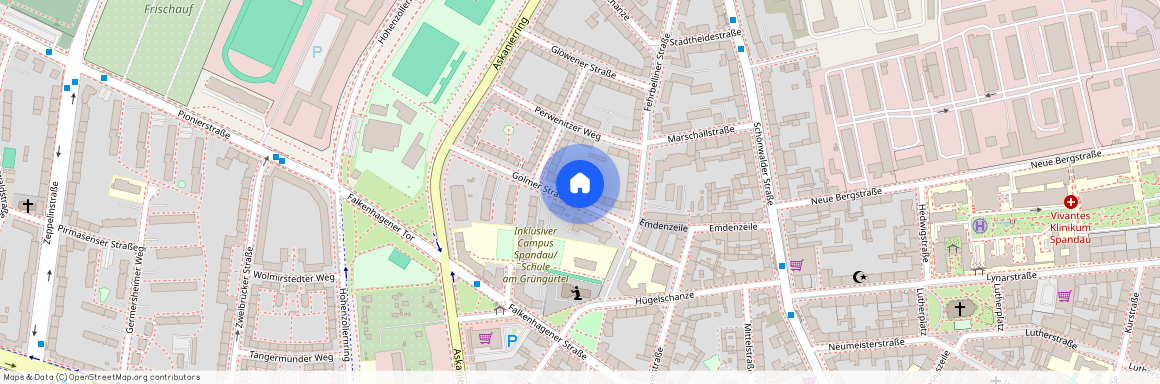 Golmer Str. 25, 13585 Berlin OT Spandau, Zur Karte
