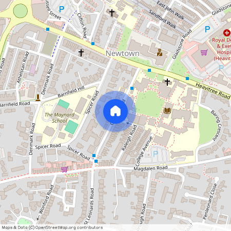 College Road, Exeter, Devon, EX1