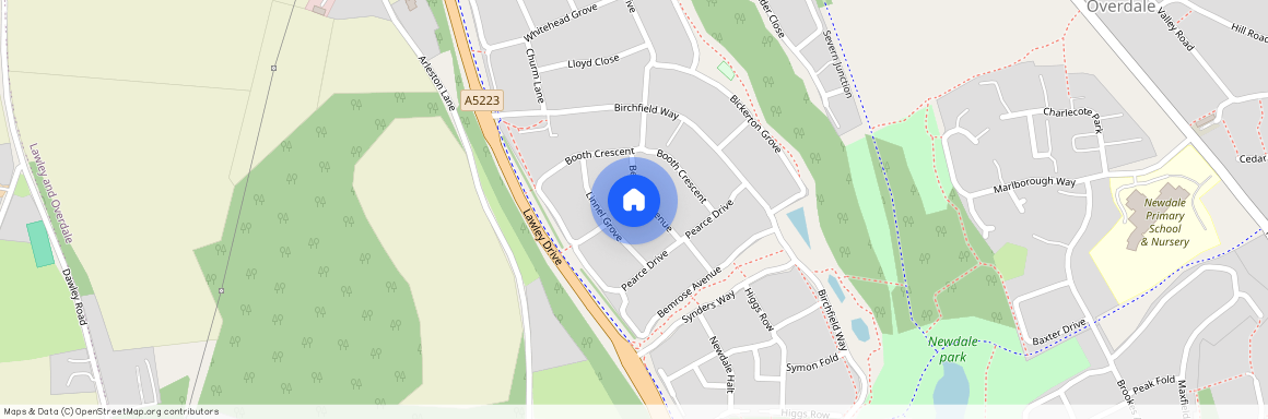 TF3 5HX, Booth Crescent