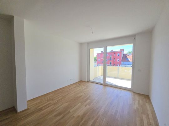 Erstbezug ab 01.10.2025: geförderte 3 Zimmer Wohnung mit Balkon in ruhiger und zentraler Lage - Puchstraße 34 - Top 17 - Photo 1