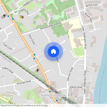 Glamorgan Road, Hampton Wick, Kingston upon Thames KT1