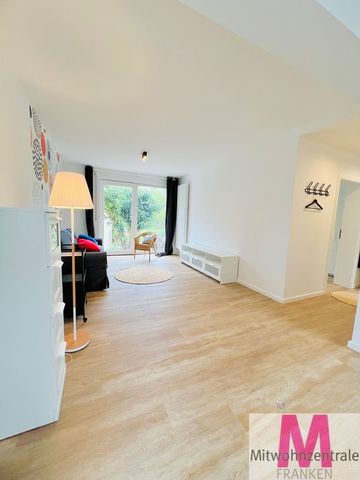 Modernes Wohnen mit Garten – Stilvoll möblierte 2-Zimmerwohnung in zentraler Lage Nürnbergs - Photo 3