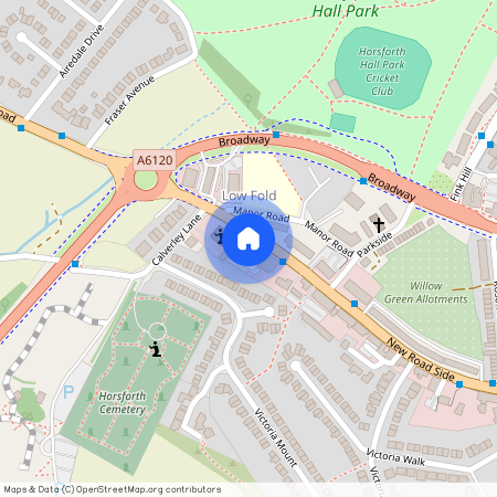 Manor Fold, Horsforth, Leeds, West Yorkshire, UK, LS18