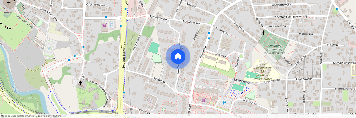 ul. Jana Sas-Zubrzyckiego, Wola Duchacka, Podgórze Duchackie, Kraków, małopolskie