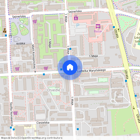 ul. 1 Maja, Suwałki, podlaskie