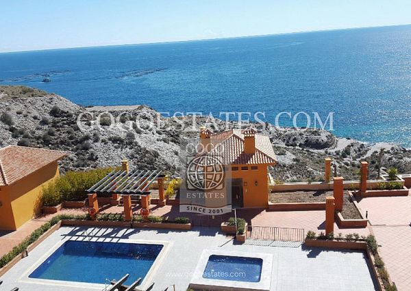 Beautiful sea view apartment for rent with large terrace in Isla del fralie Aguilas