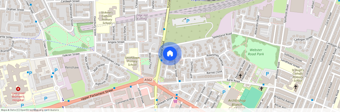 Heathcote Close, Edge Hill, Liverpool, Merseyside, L7