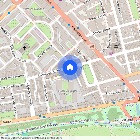 Connaught Street, Hyde Park, London, W2