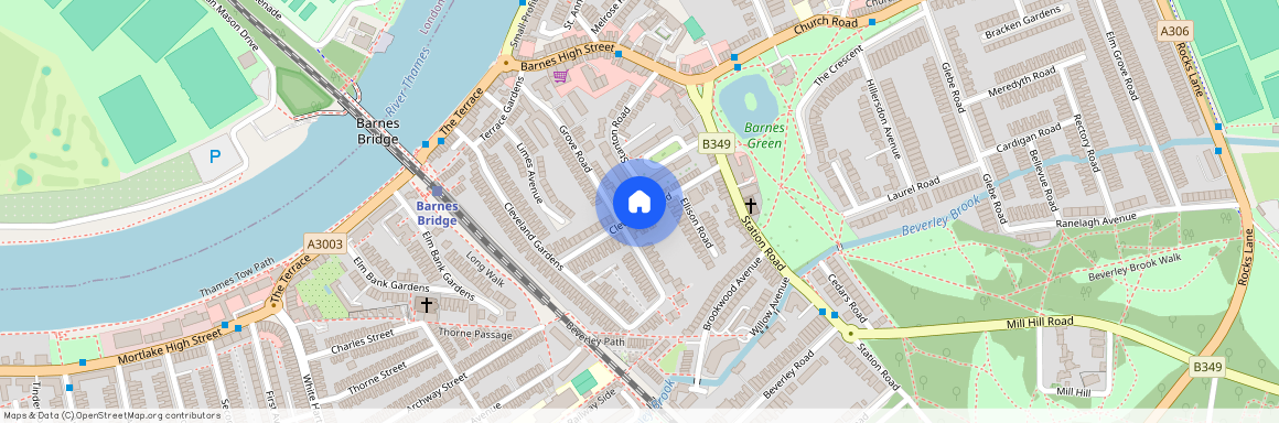 Cleveland Road, Barnes, SR4