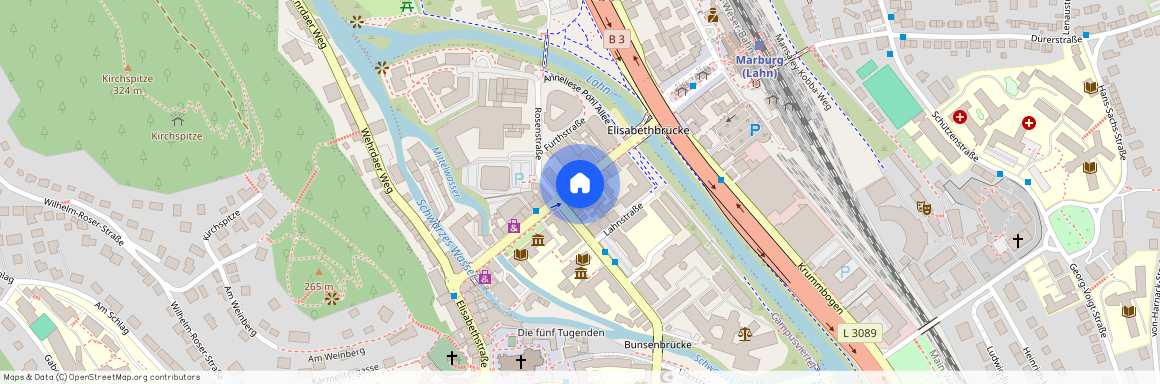 Bahnhofstraße 11, 35037 Hessen - Marburg