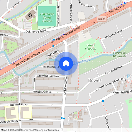 Melville Gardens, Palmers Green, N13