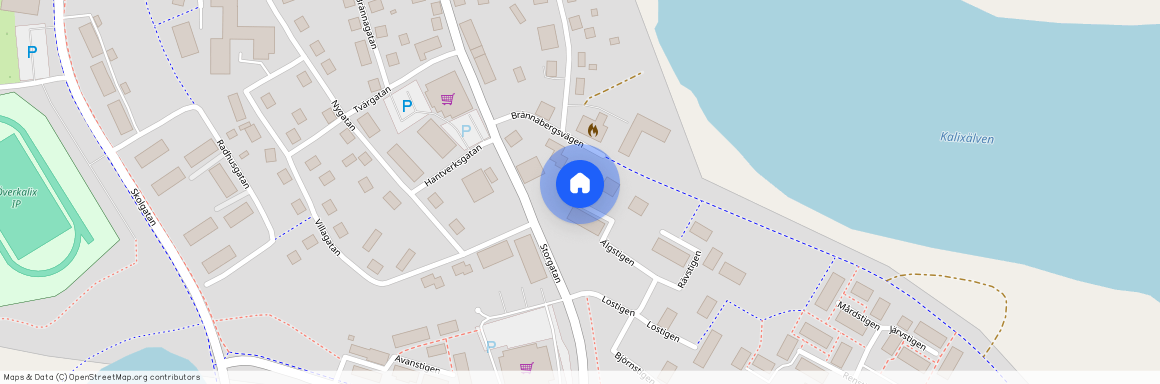 Overkalix, Älgstigen 7 lgh 1002, markplan med altan in mot gården.