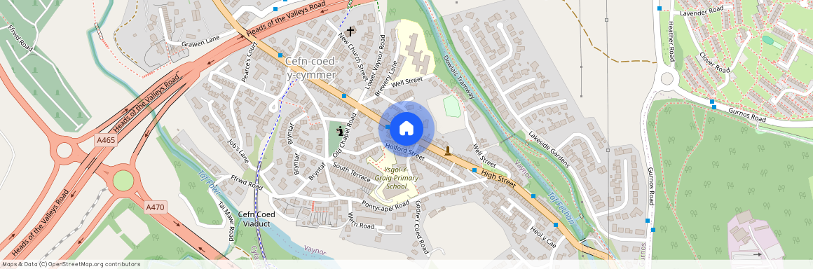 High Street, Cefn Coed CF48